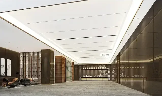 Mokhabiso oa Marble Wall Panel PVC / Peg ea Pet