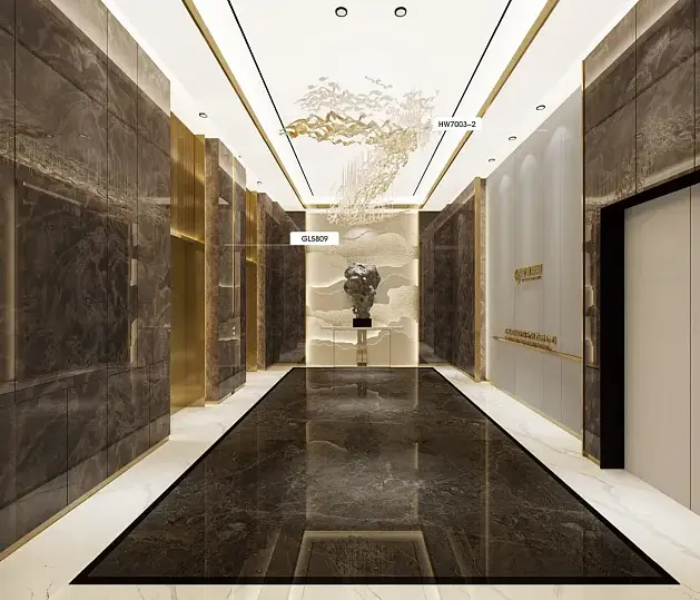 Marble Marble PVC / Pet Fihlali oa PVC