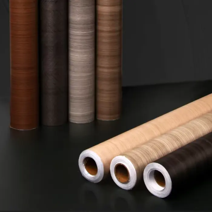 Wood Grain PVC Mokhabiso oa Mokhabiso oa Wood PVC